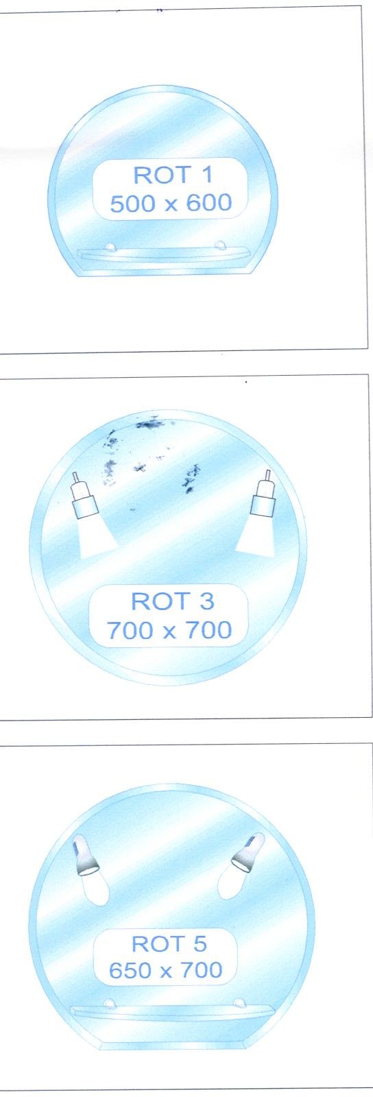 OGLINDA ROTUNDA ROT 5